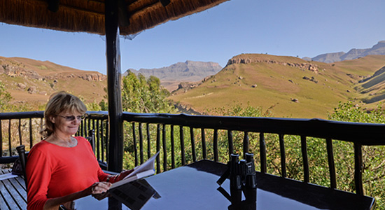Giants Castle Camp 2 bed Honeymoon Chalet Mountain View Drakensberg Accommodation Giants Castle Game Reserve Drakensberg KwaZulu-Natal Self-Catering Accommodation