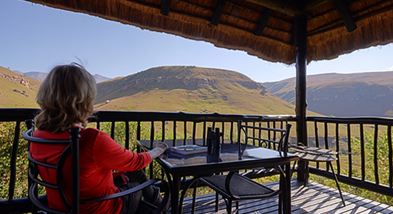Giants Castle Camp 2 bed Honeymoon Chalet Mountain View Drakensberg Accommodation Giants Castle Game Reserve Drakensberg KwaZulu-Natal Self-Catering Accommodation